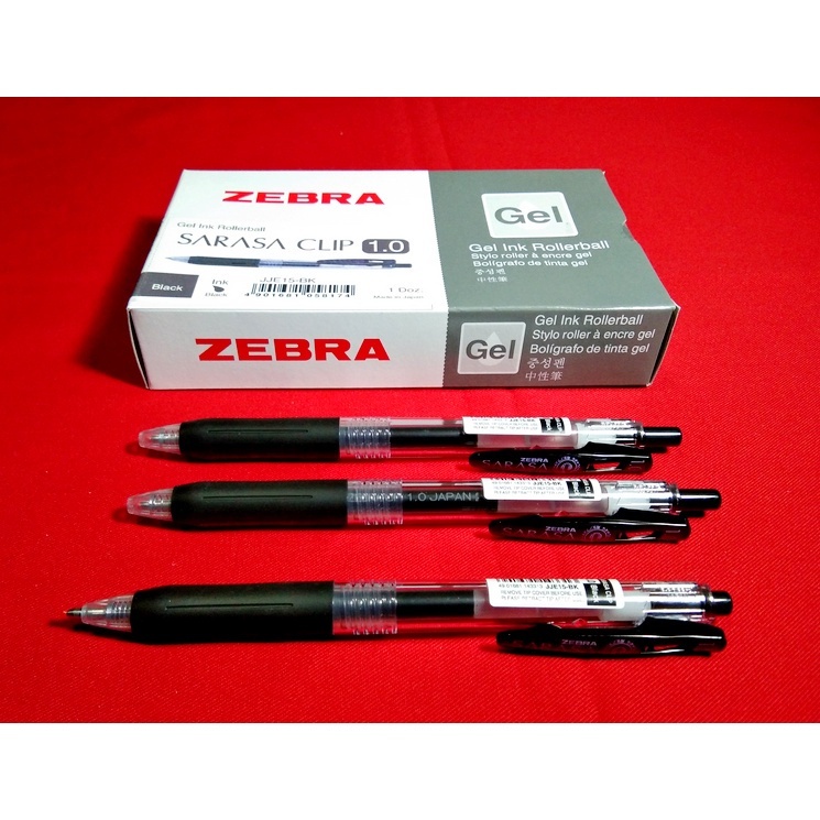 

PULPEN SARASA CLIP 1.0 ZEBRA GELL PEN (1PAK/12PCS)