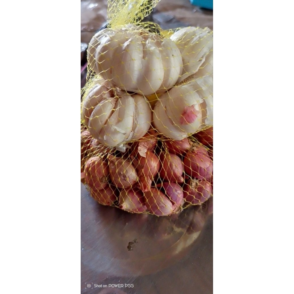 

sepaket bawang merah bawang putih(500g+500g)