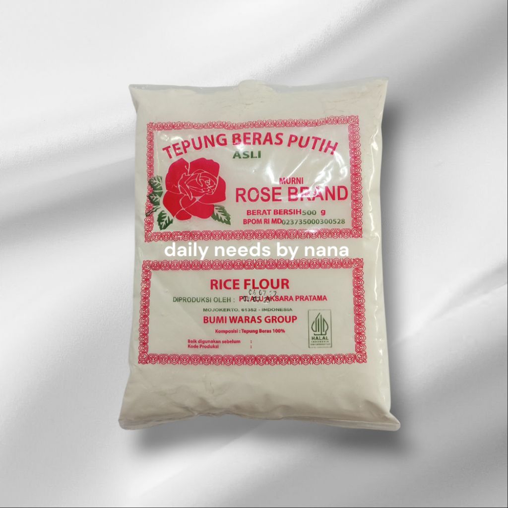 

Tepung Beras Rose Brand 500gr