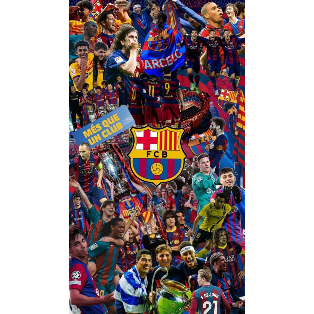 

STIKER BOLA FC BARCELONA 20 pcs
