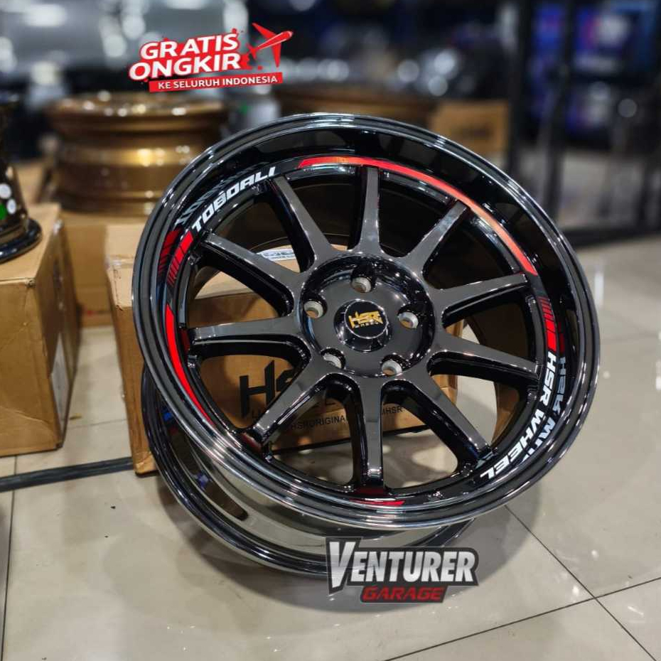 Velg Mobil R18 Black Chrome Hsr Toboali R18x9 Lubang 5 Crv Hrv Innova Zenia Civic Turbo Xpander