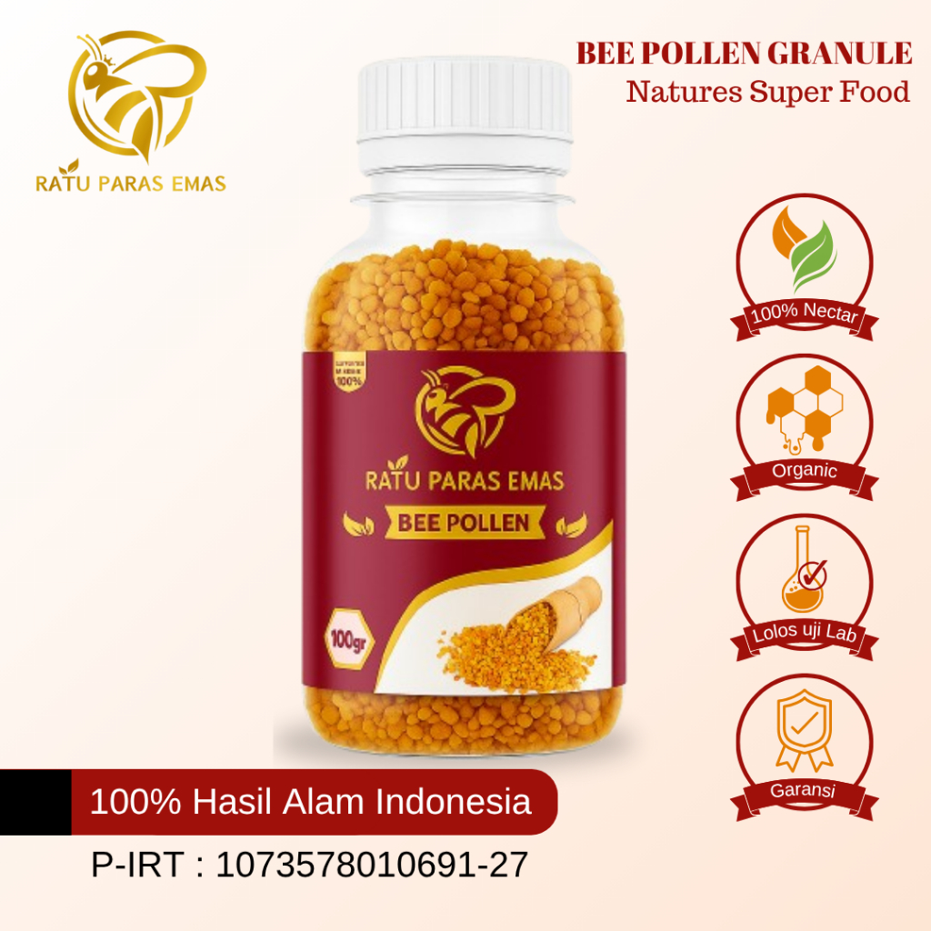 

Raw Bee Pollen - Natures Super Food - Multiflora - Ratu Paras Emas