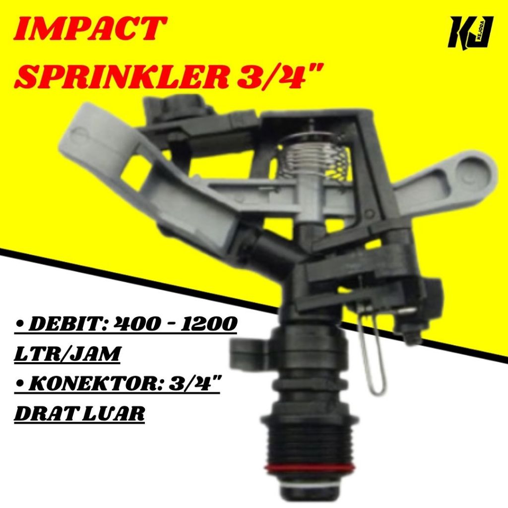 Sprinkler Pertanian Springkle Taman Kebun Sprinkle Impac tembak 3/4 inc Sistim Irigasi