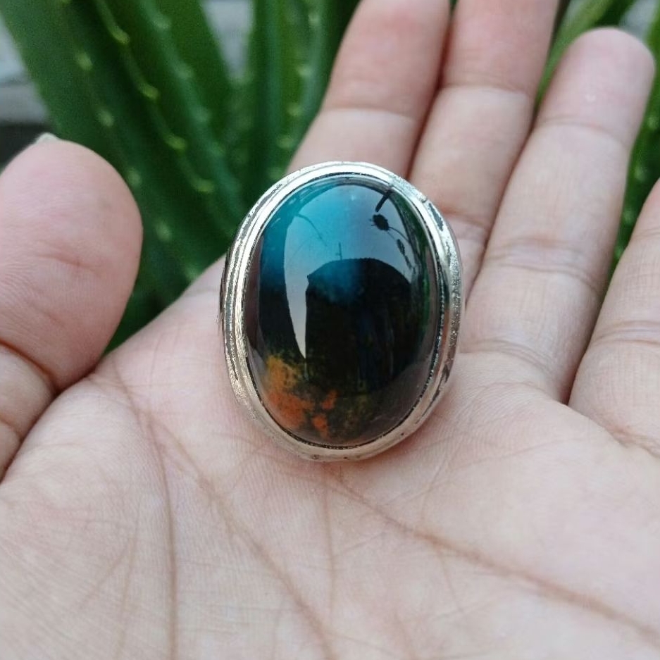 Cincin bacan kembang dimensi jumbo natural