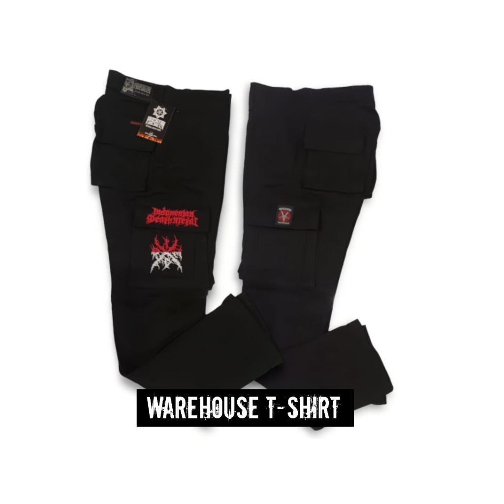 Celana Cargo Panjang  Metal Original Merchandise - PRAPATAN REBEL