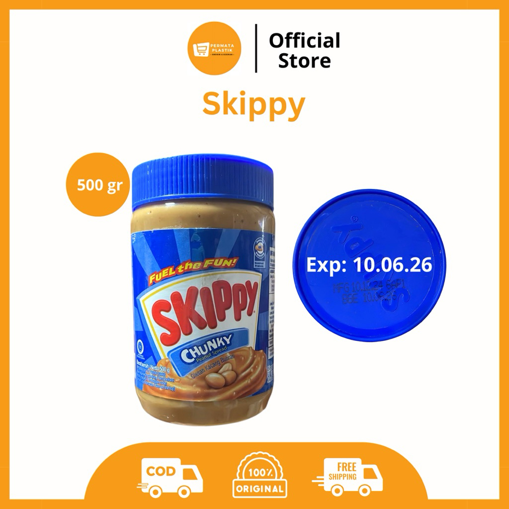 

Skippy Selai Kacang 500 gr EXP 10.06.26