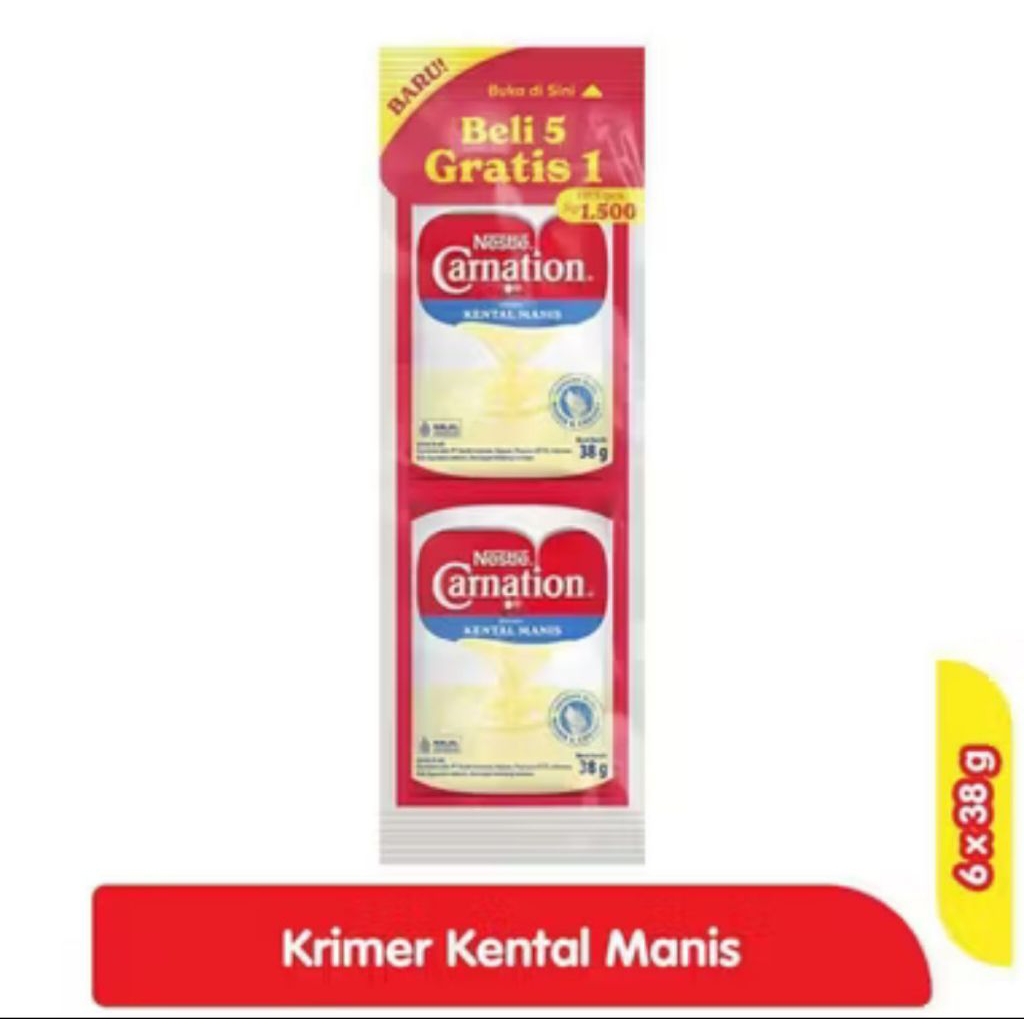 

Nestle Susu Carnation Susu Kental Manis {38g isi 5}bonos1pisc