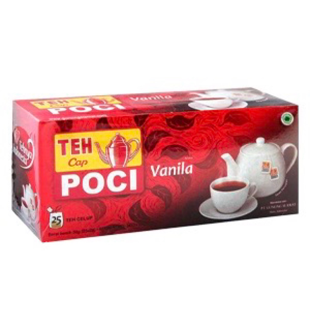 

POCI TEH CELUP VANILLA BOX 25X2g (1 DUS)
