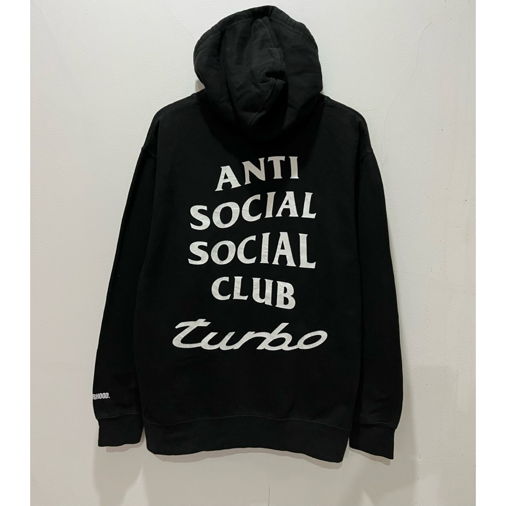 Pullover Hoodie Anti Social Social Club X Neighborhood Black / Assc Turbo