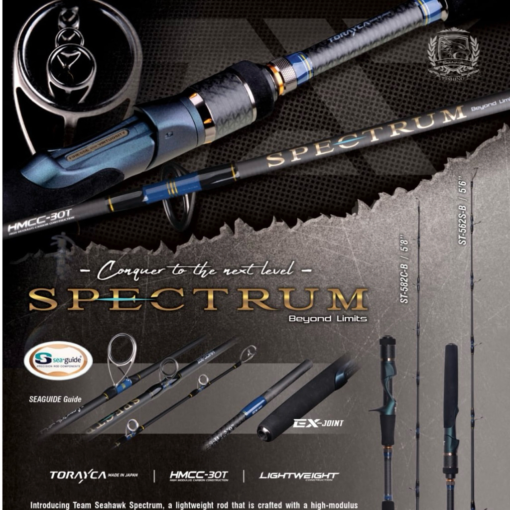 Rod JORAN SEAHAWK SPECTRUM JIGGING SERIES 562-C Pe 1.5-3