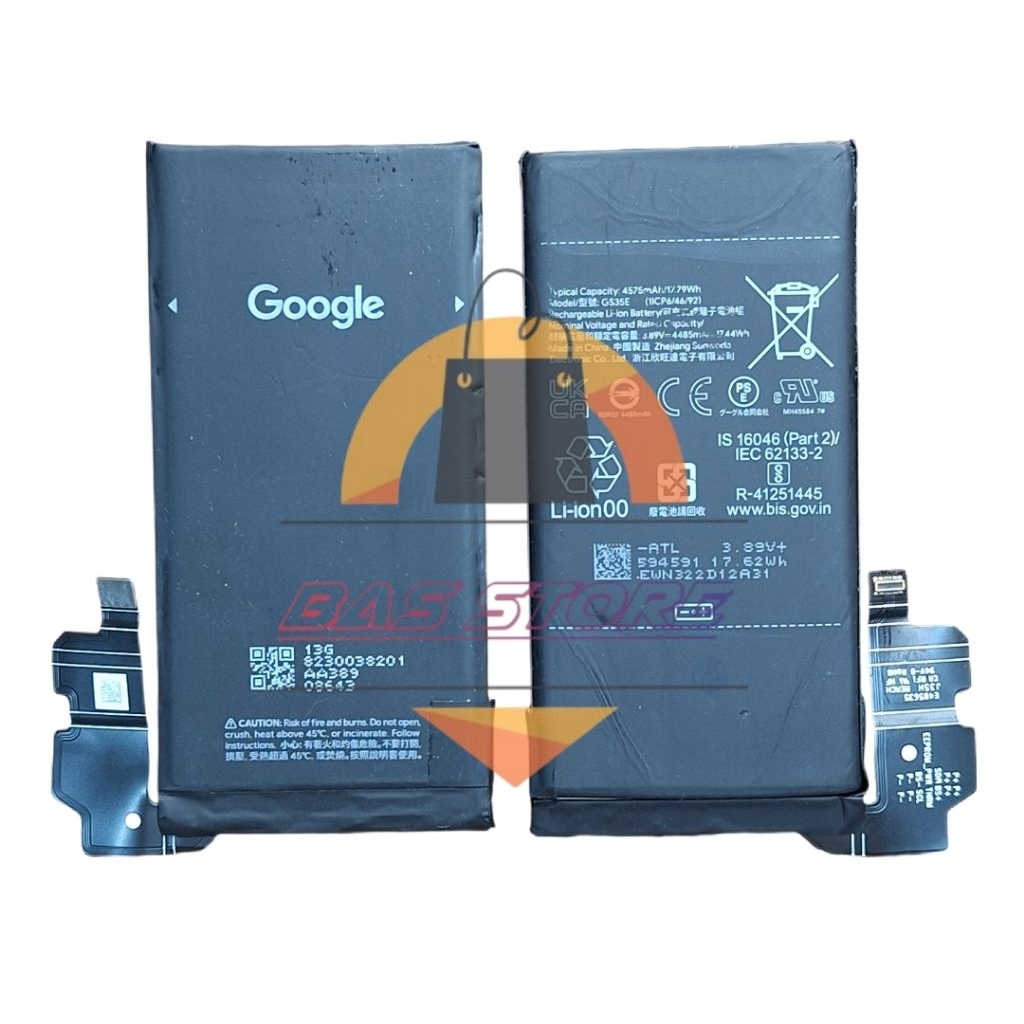BATRE BATERAI GOOGLE PIXEL 8 GS35E / GOPIX 8 BATTERY
