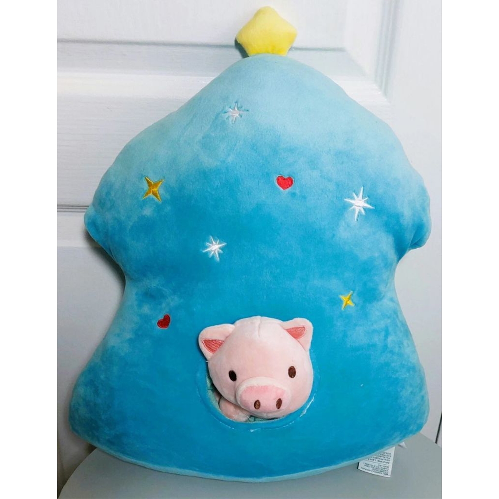 Boneka Bantal Pohon Christmas Natal Tree MINISO w Removeable Original Newtag