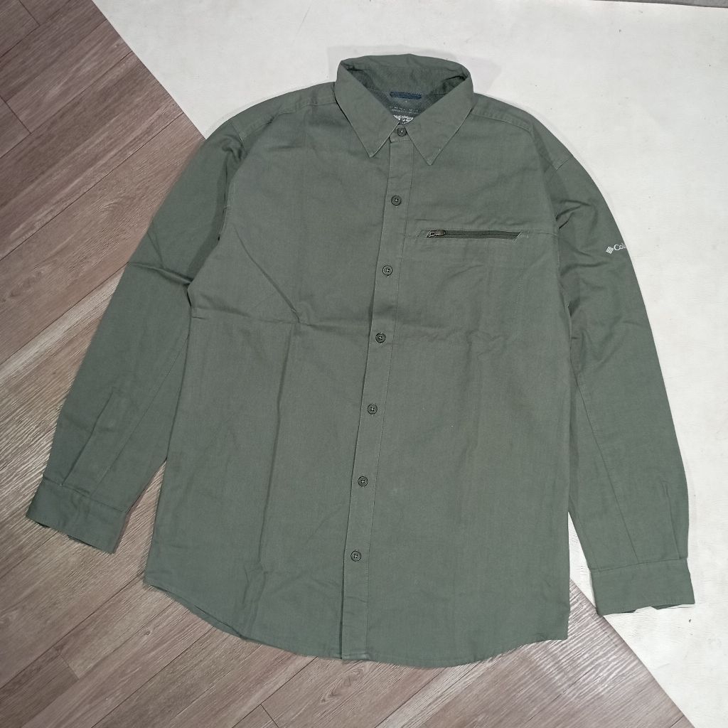 Kemeja lapangan lengan panjang COLUMBIA Omni Wick