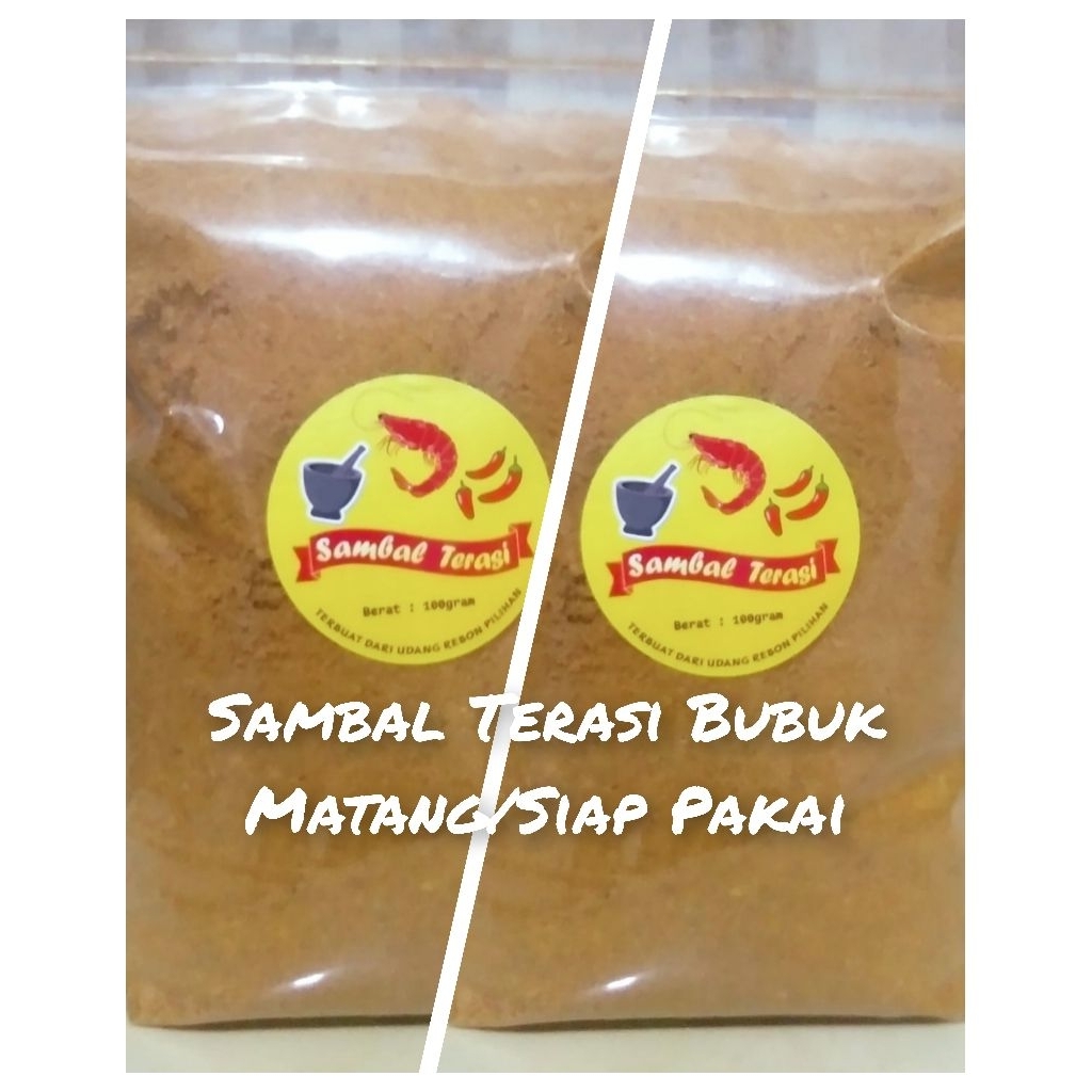 

Sambal Terasi Bubuk Matang Premium Asli Pontianak 500gr/1000gr