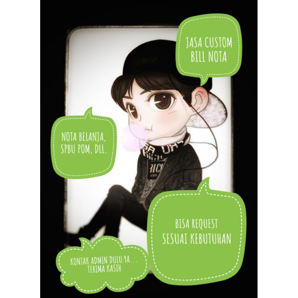 

Kebutuhan Kantor Cetak Nota pompom / Custom Nota pompom/ ATK