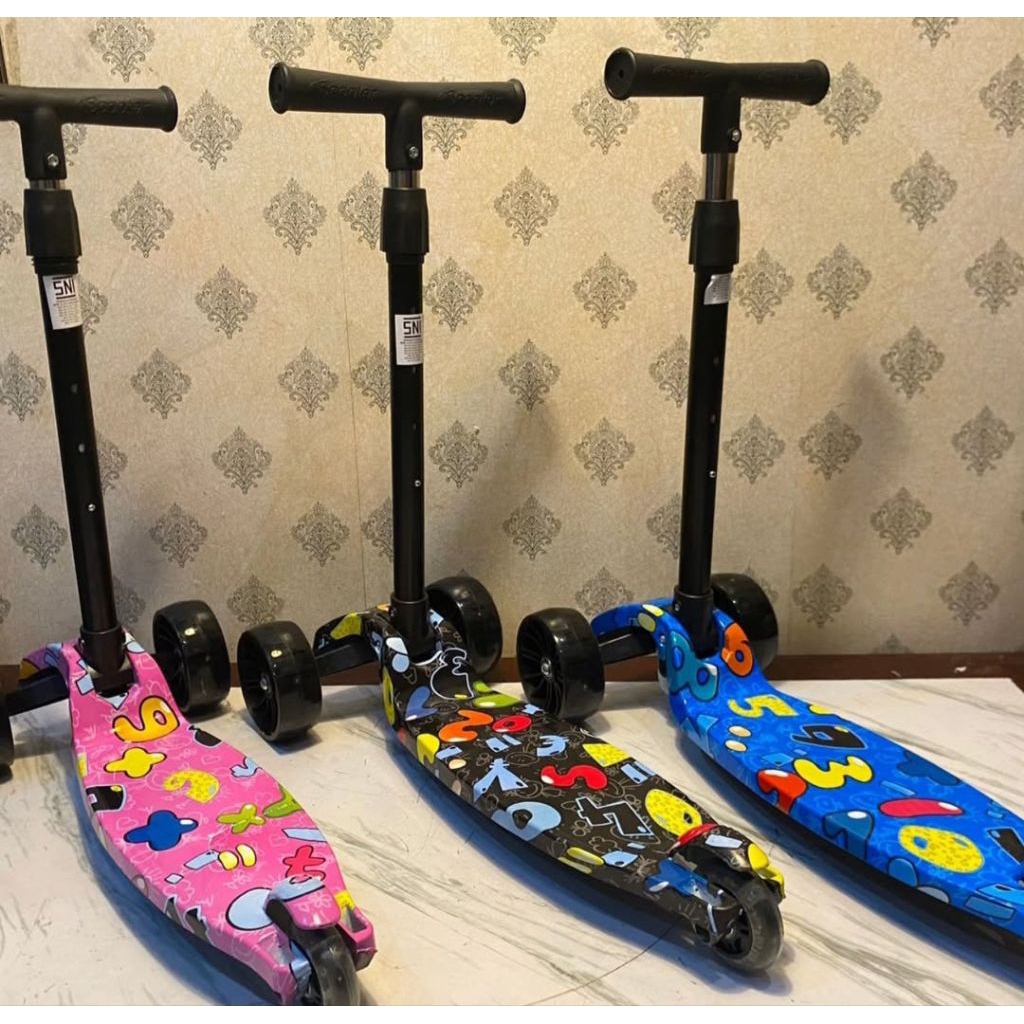 Skuter | scooter anak | Scooter led roda 3