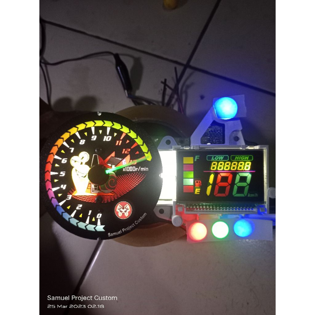 Bahan custom speedo fu dan plus jasa pasang