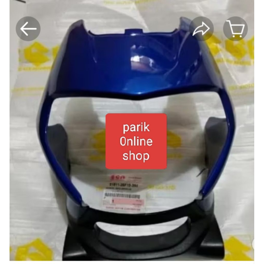 Batok Depan Batok Kepala Warna Biru Suzuki RK COOL