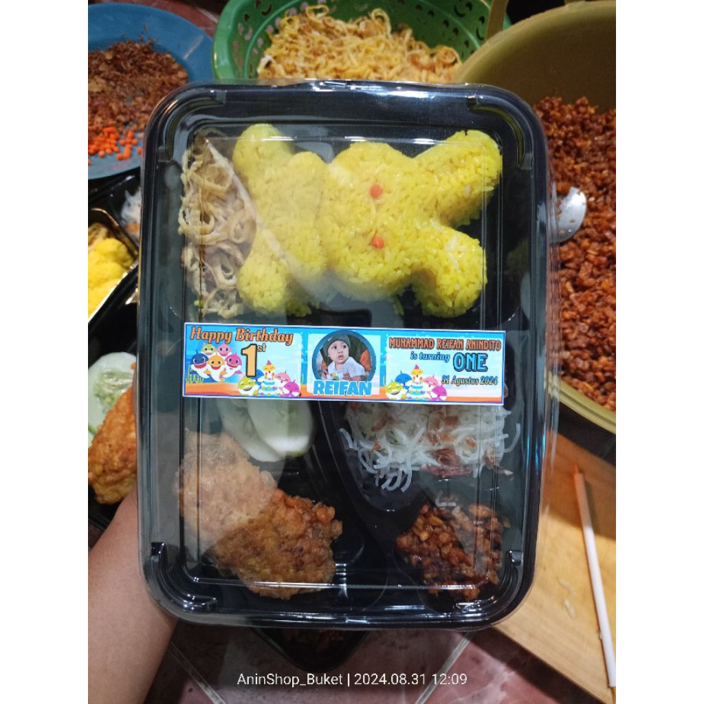 

Stiker Ulang Tahun/Stiker Nasi Bento/Stiker Custom Nasi Bento/Stiker Custom Nama Anak