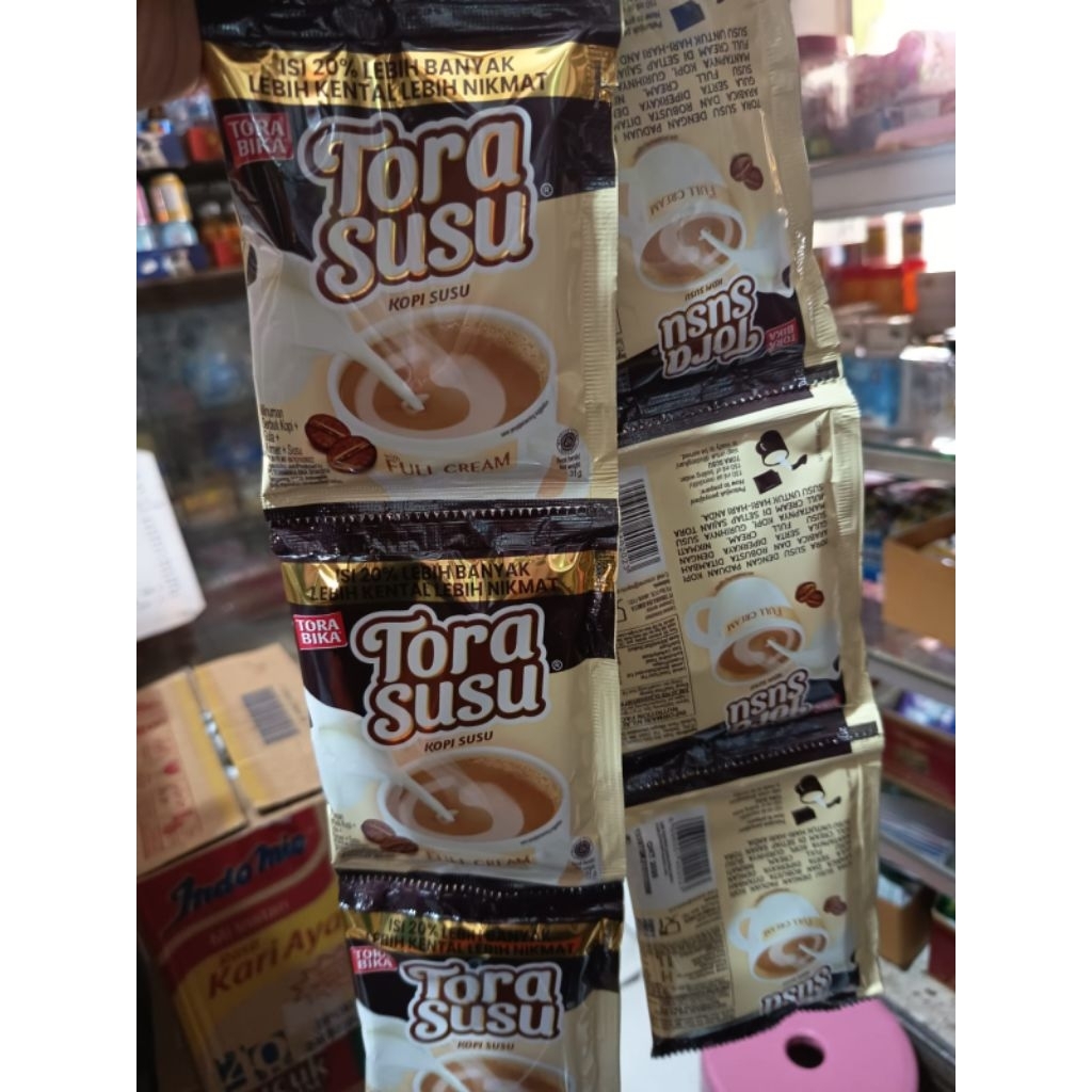 

Kopi Torabika // Tora Susu Renceng isi 10 sachet