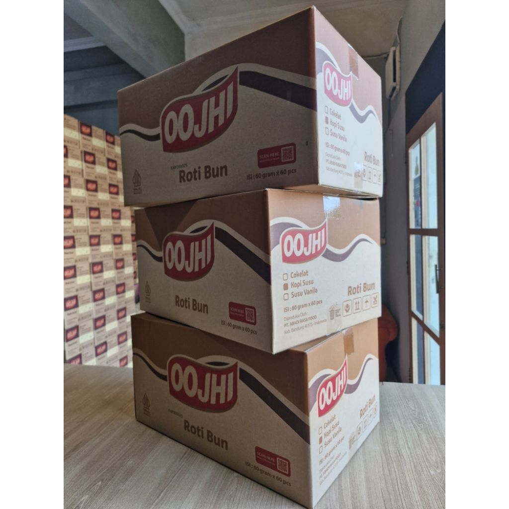 

Roti OOJHI Bun 1 dus isi 60pcs