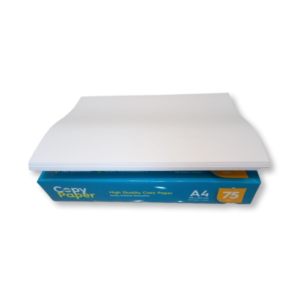 

[50 Lembar] Kertas HVS A4 75gsm_Copy Paper