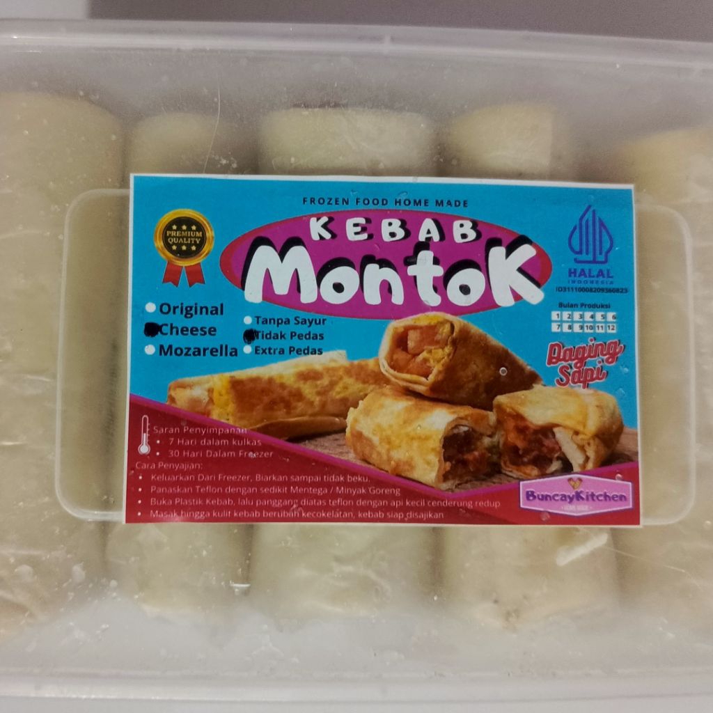 

Kebab Montok keju