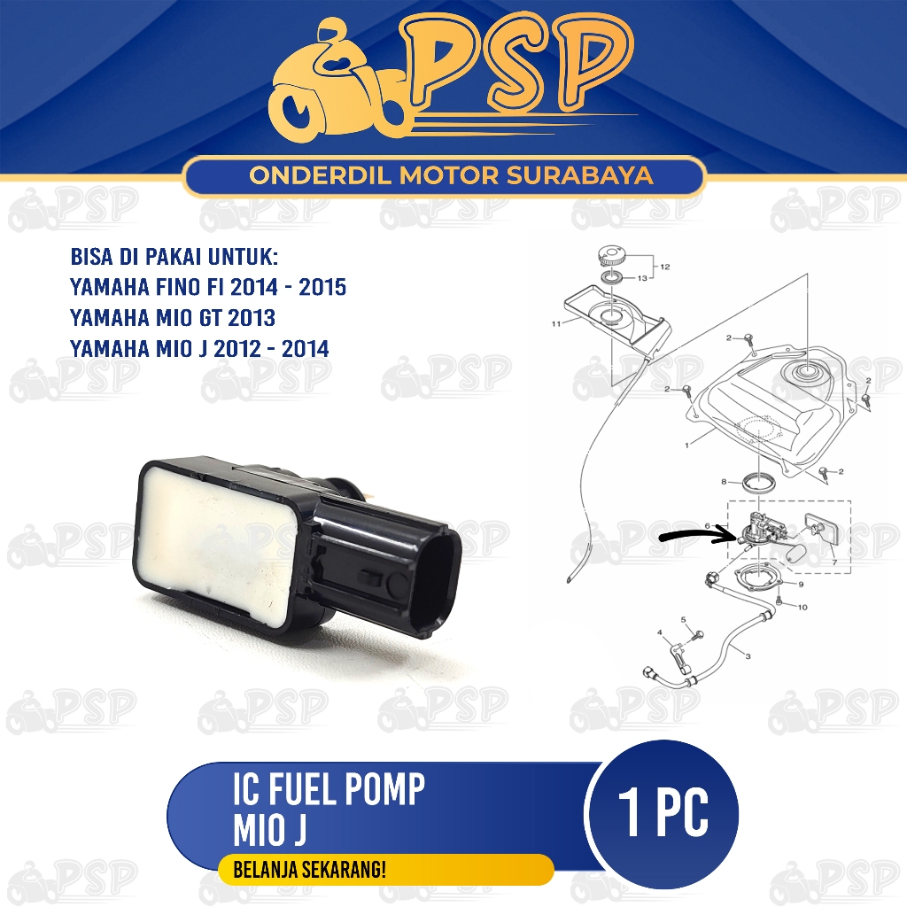 IC Fuel Pomp Mio J - Sensor Swit Pump Pompa Bensin Yamaha Fino FI Mio M3 Mio GT Mio S Mio Z