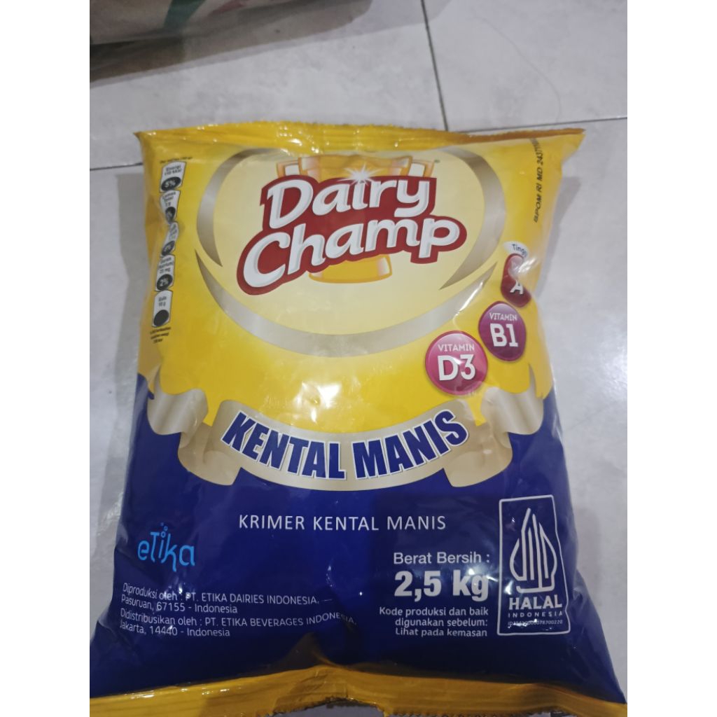 

susu krimer kental manis dairy champ