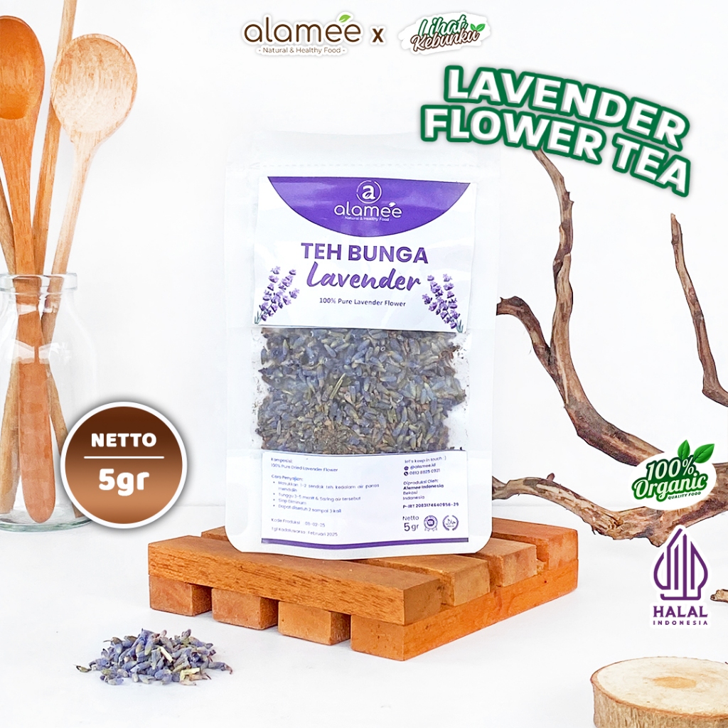 

Teh Bunga Lavender Insomnia Tea Organik Kering Dried Flower Herbal Alami Organic 5gr LIHAT KEBUNKU