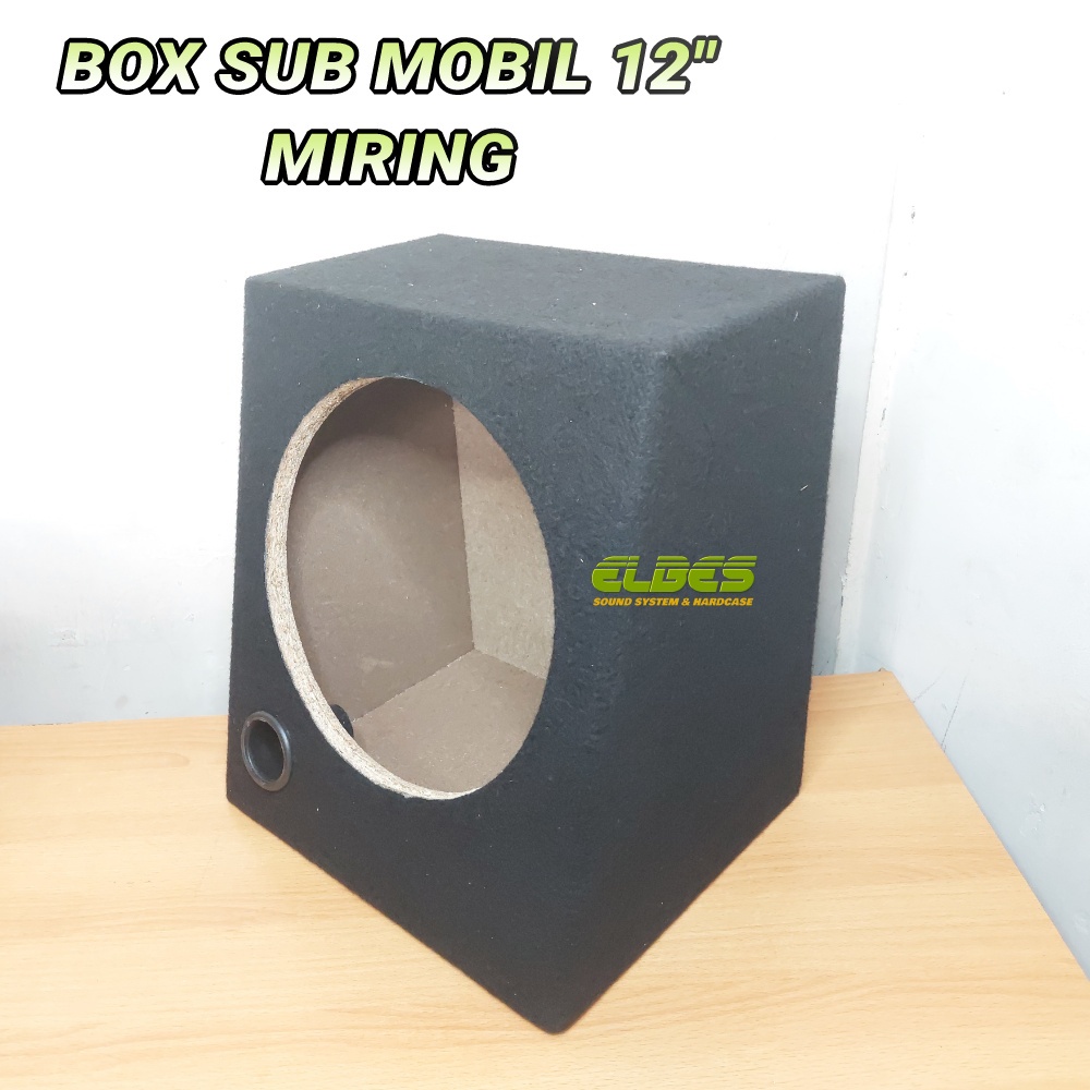 Box speaker Subwofer miring untuk mobil 12in 10in
