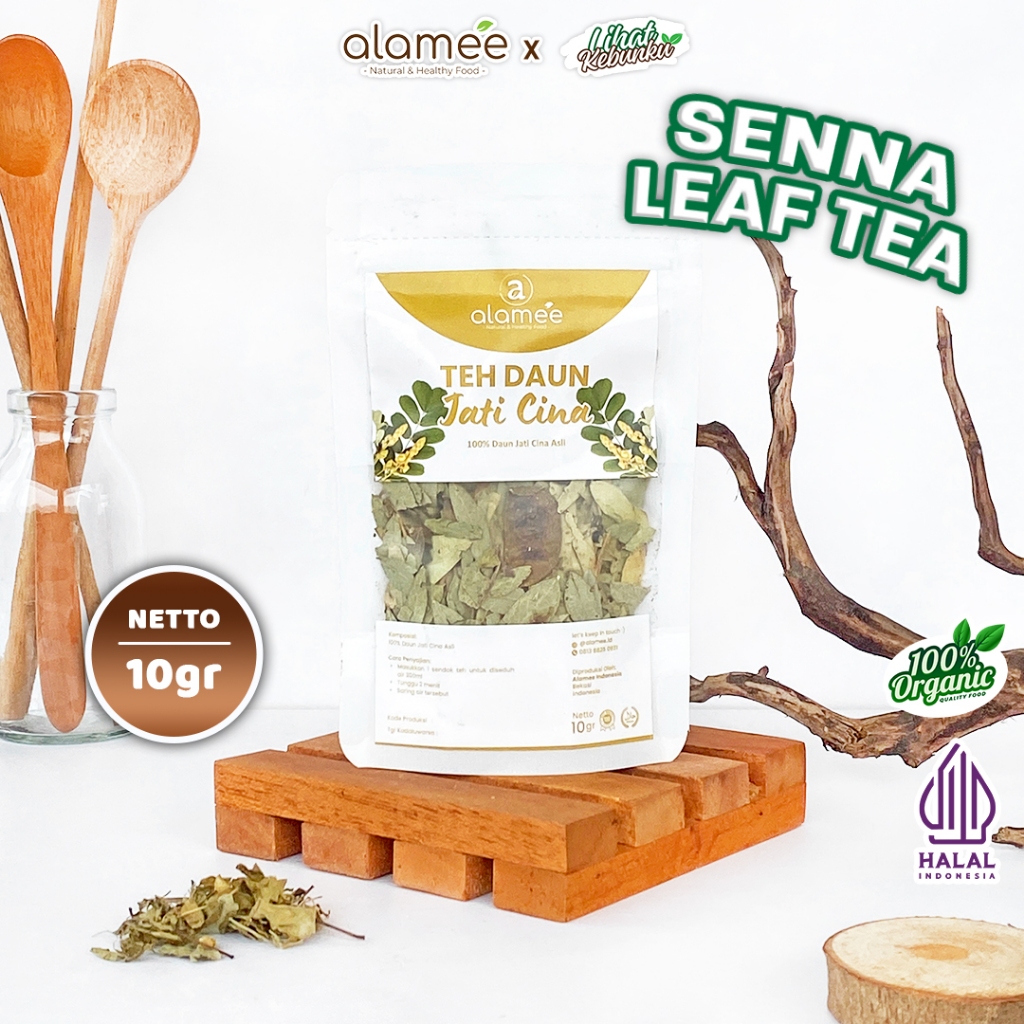 

ALAMEE Teh Daun Jati Cina Senna Leaf Tea Teh Herbal Alami Organik Organic 10 gr LIHAT KEBUNKU