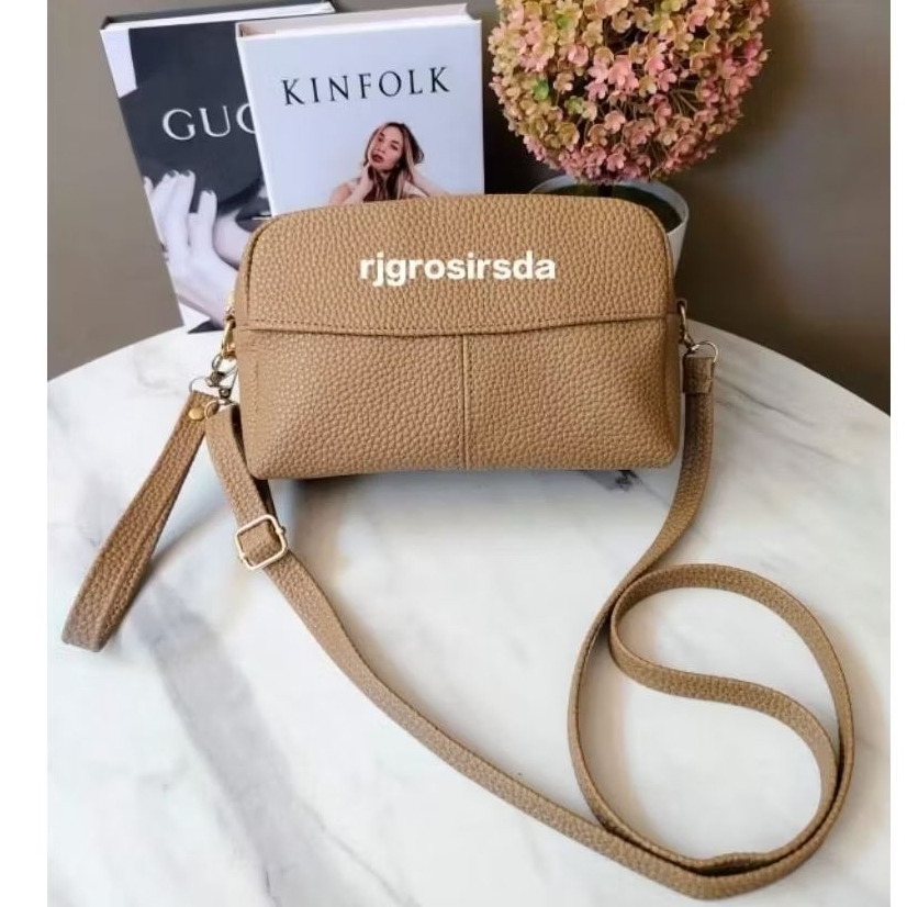 Tas Selempang Wanita Papirut kulit jeruk tebal Terbaru 2025 |  Tas Selempang Hp | Tas selempang keki