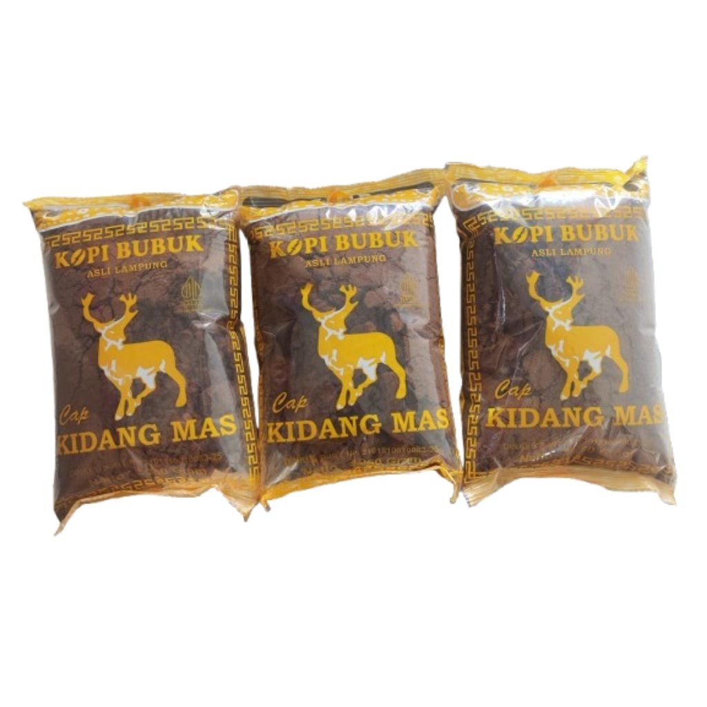 

(3 Bungkus) Kopi Kidang Mas Asli Lampung 250 gram