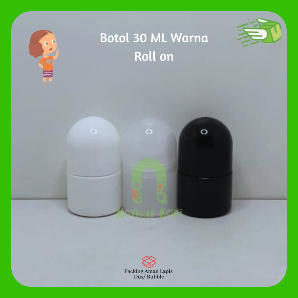 Botol Roll On 30ml / Botol Roll On