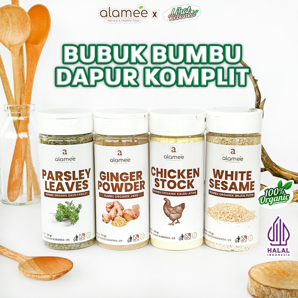 

ALAMEE Bumbu Dapur Bubuk Lengkap Bawang Bombay Seasoning Powder Organik Praktis Pakai LIHAT KEBUNKU