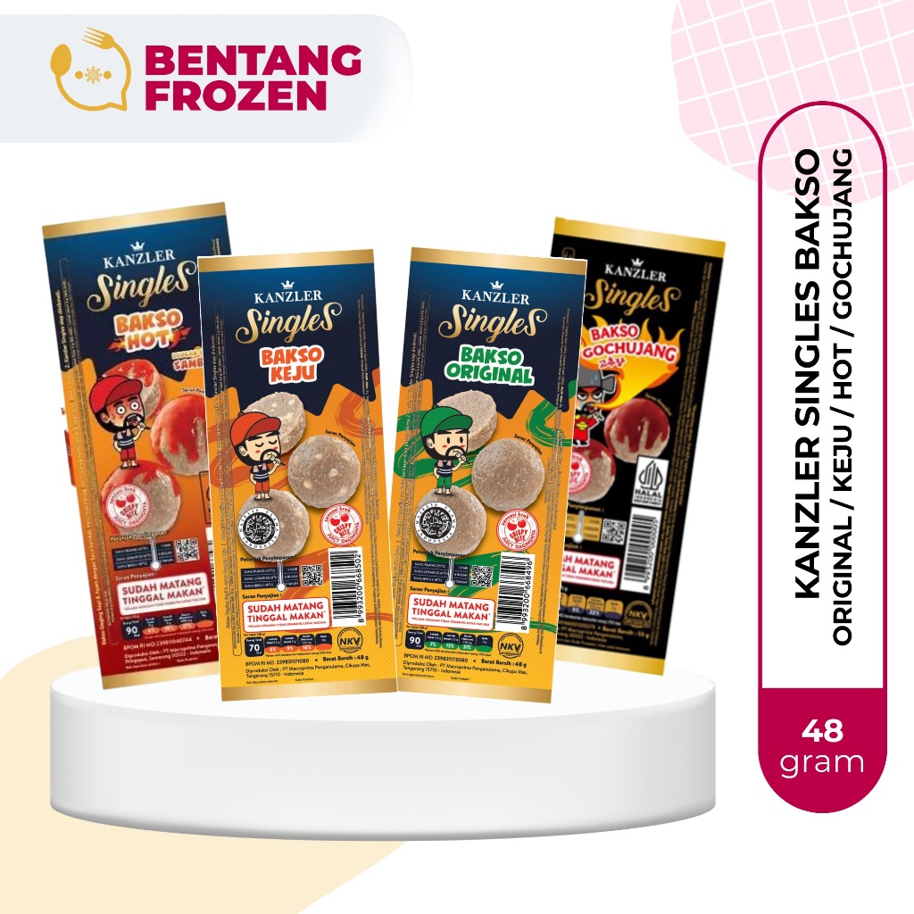 

Kanzler Bakso Singles Isi 4pcs / Baso Kanzler