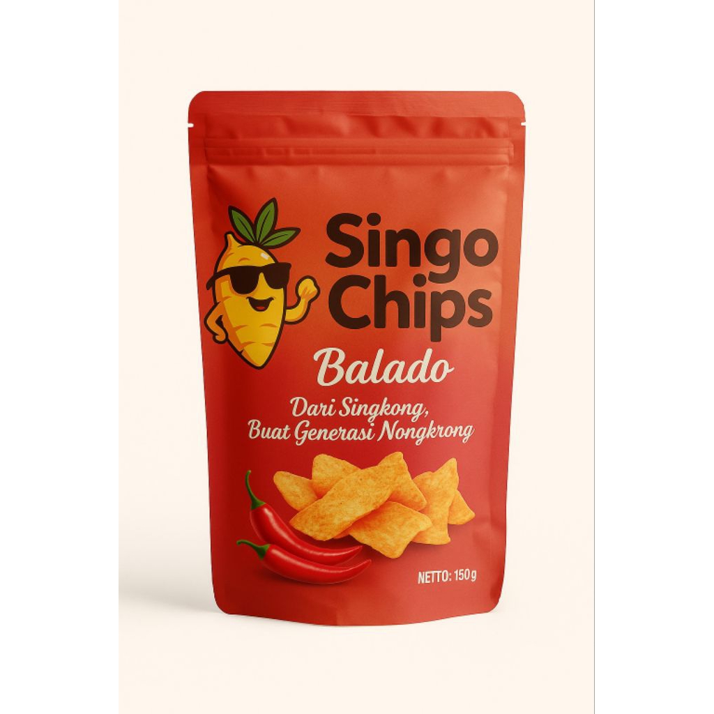 

singo chips keripik singkong mantap