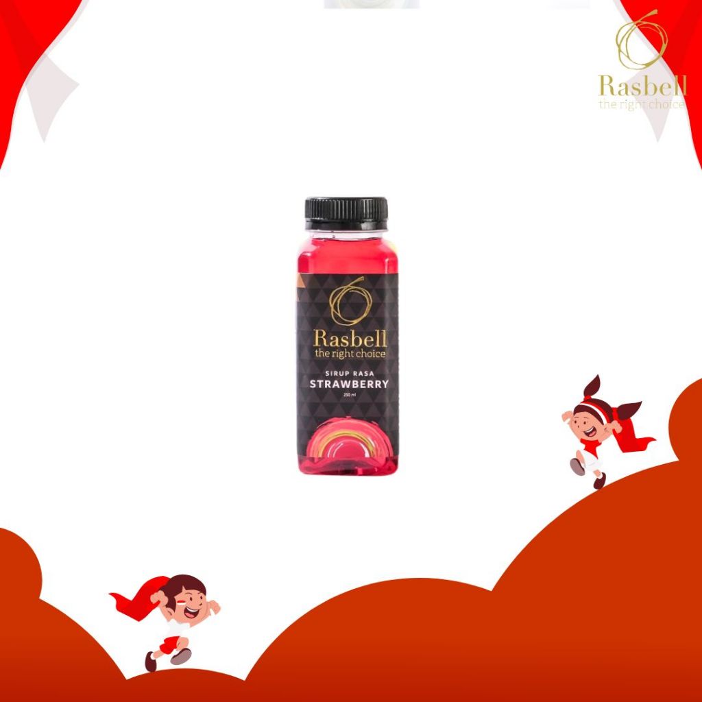

Rasbell Syrup 250ml Strawberry - Sirup Rasbell Strawberry