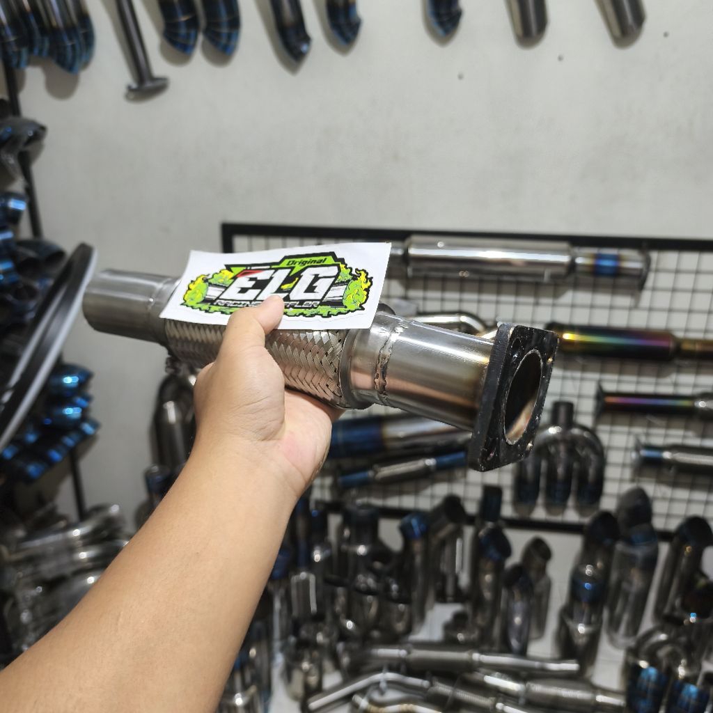 KENALPOT FLEKSIBEL ELF EURO 2 SUARA NGIRR NGIRR