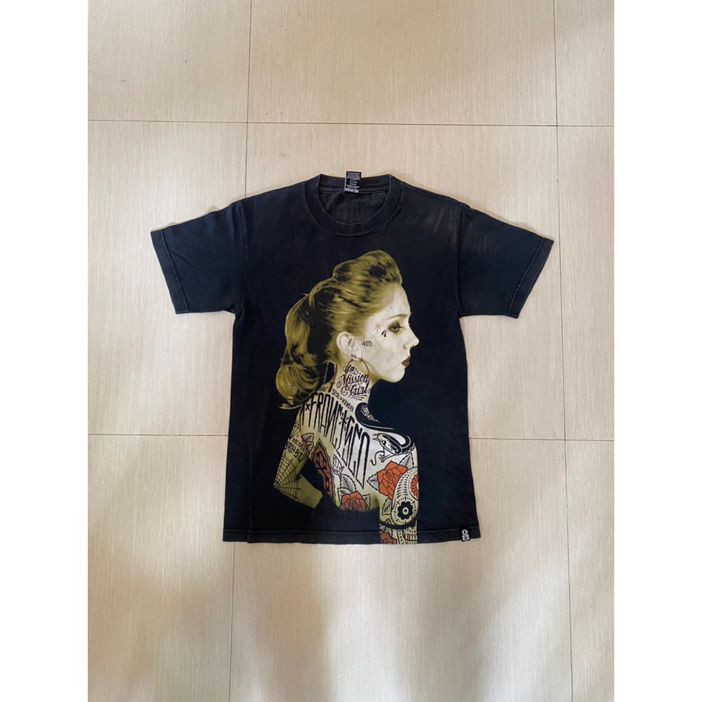 Original baju kaos women tattoo rebel 8 skateboard brand