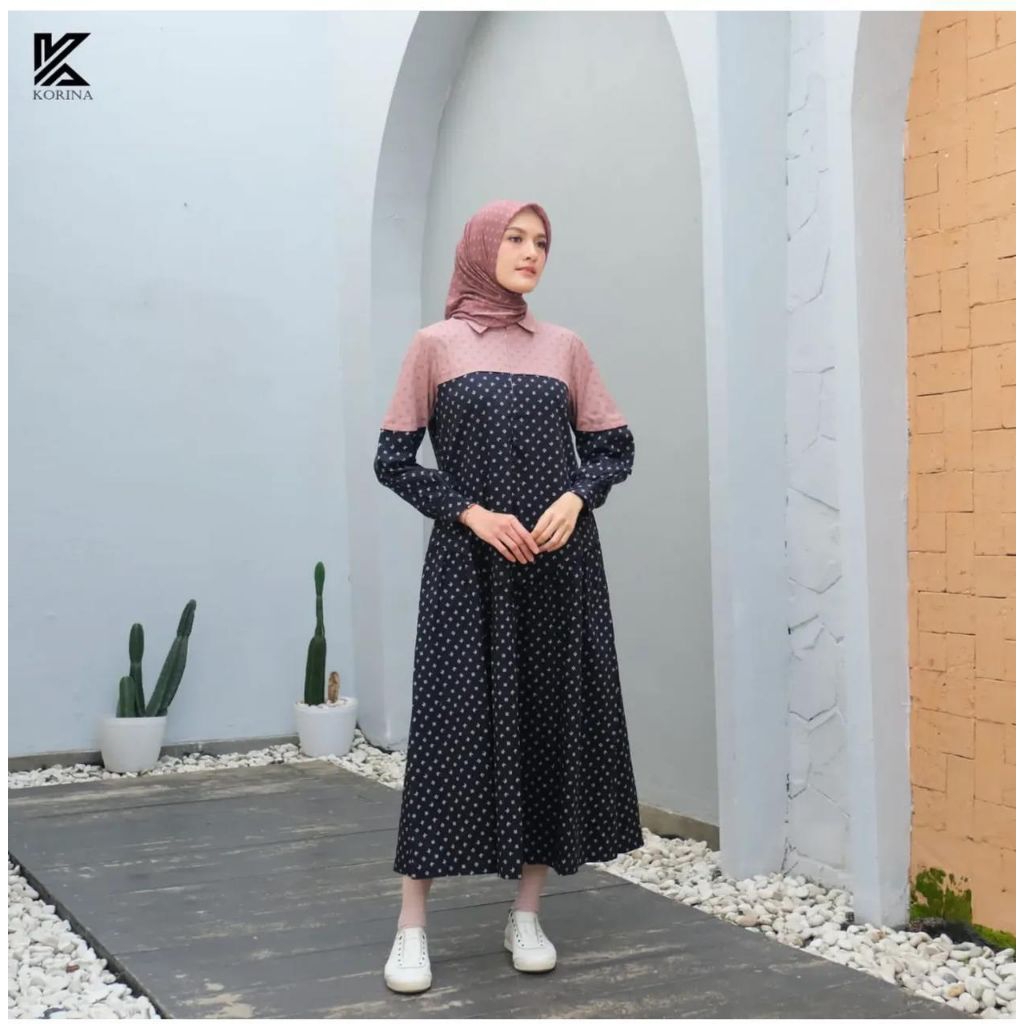 midi dress by Korina✔️Airin midi dress black by Korina, midi dress korina, midi dress motif