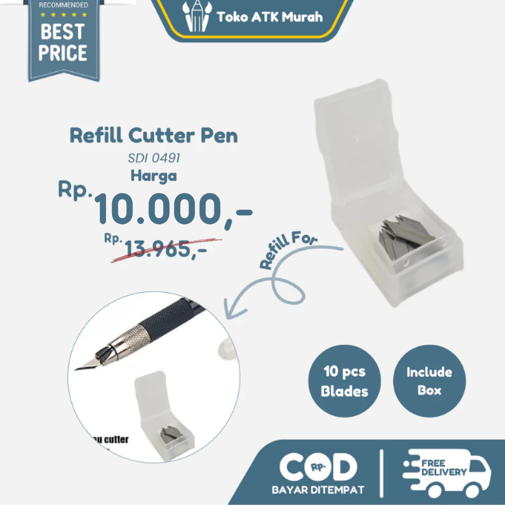 

Refill - Cutter Pen SDI 0491