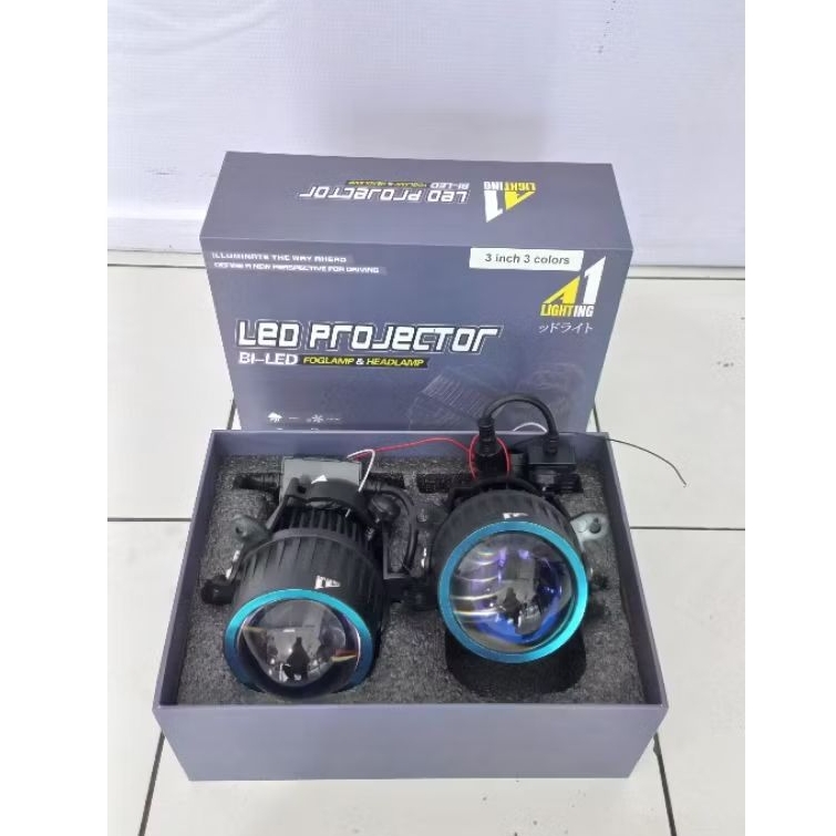 BILED FOGLAMP 3 INCH 3 WARNA UNIVERSAL