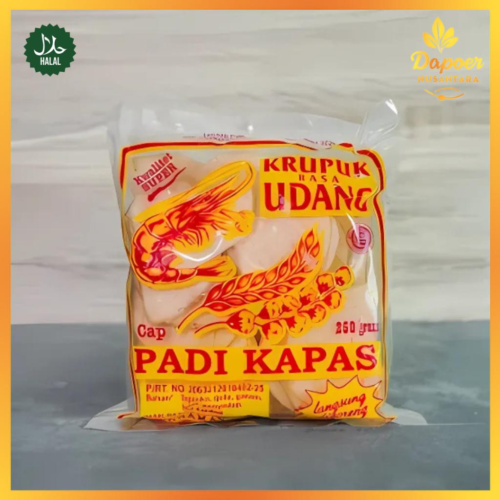 

Kerupuk Udang Kancing Cap Padi Kapas Krupuk Khas Indramayu Cirebon Asli