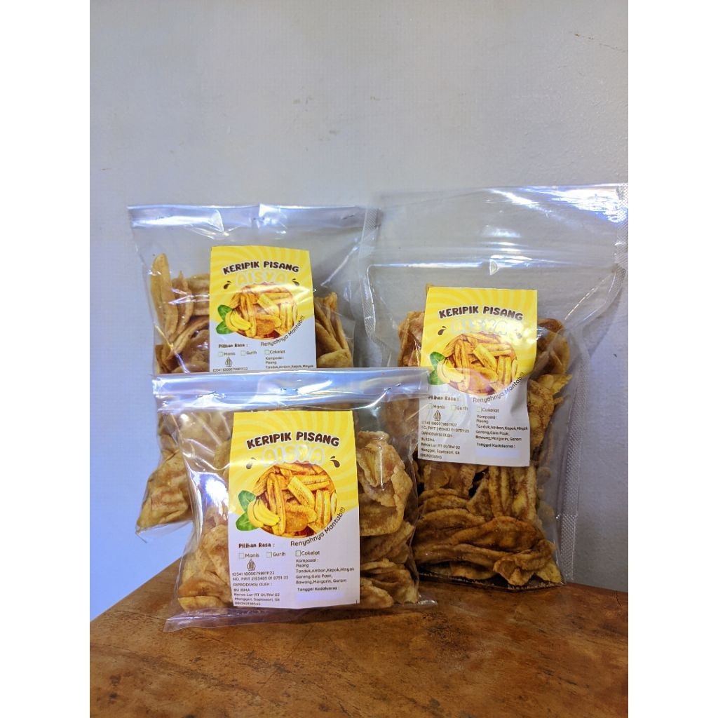 

Aisya - Kripik Pisang Manis Aisya