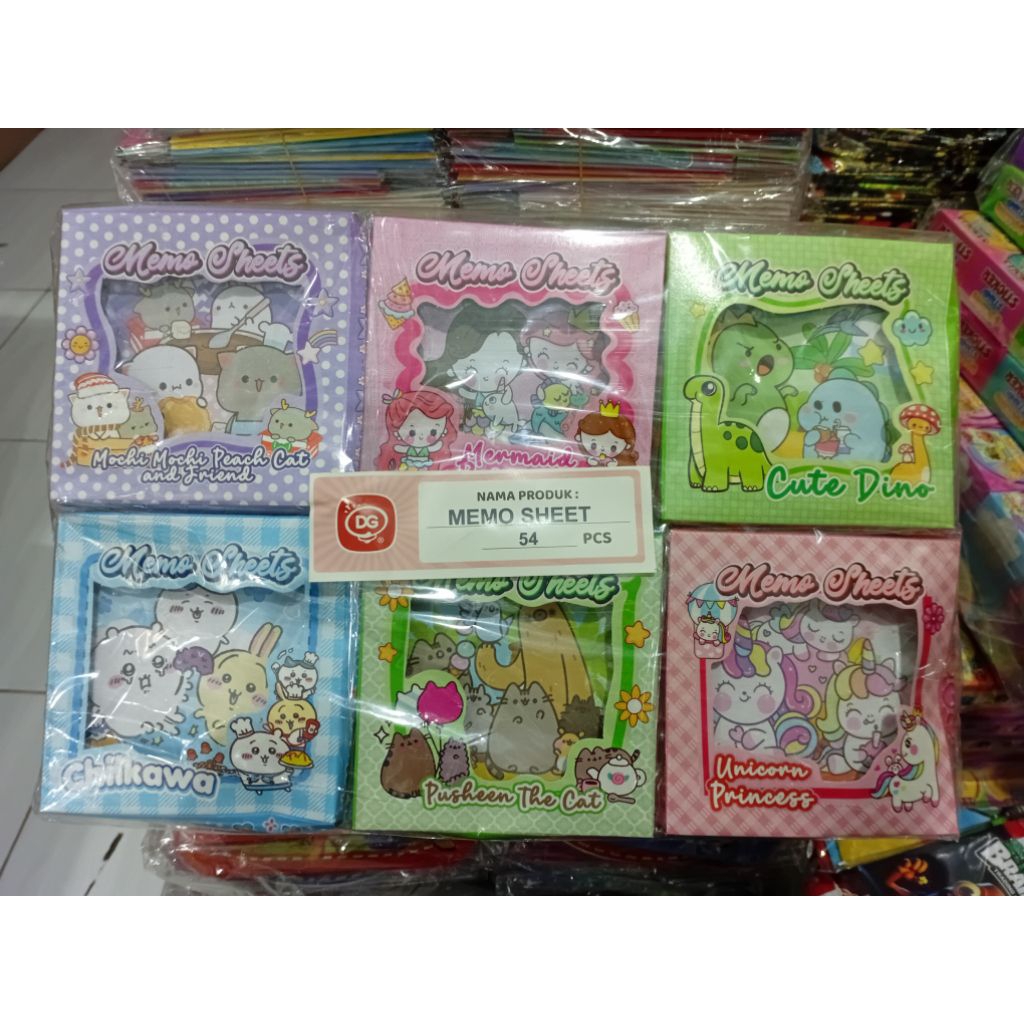 

MEMO SHEET / Sticker untuk menulis