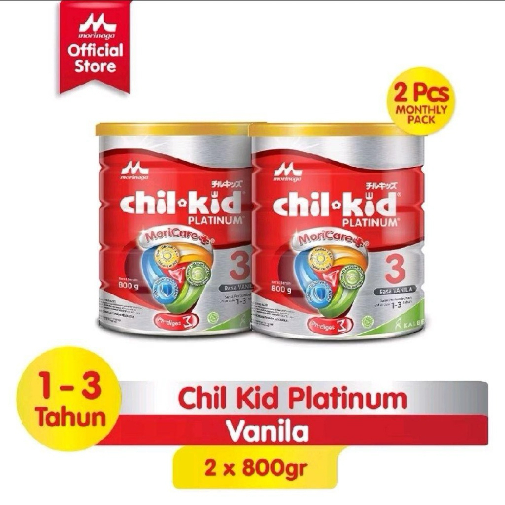 

Susu Morinaga Child kid Platinum 800gr 2 pack 1-3 tahun