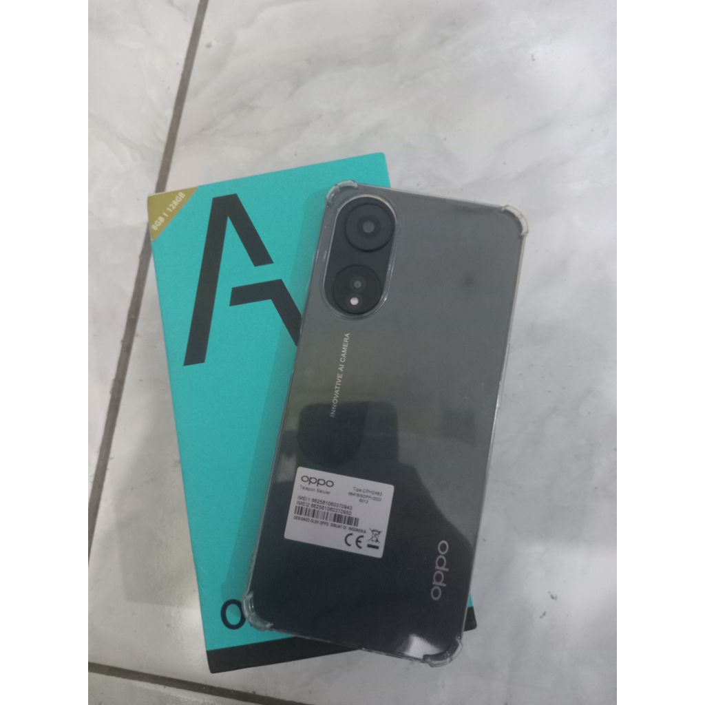 Hp oppo a78 5g ram 8/128 second original