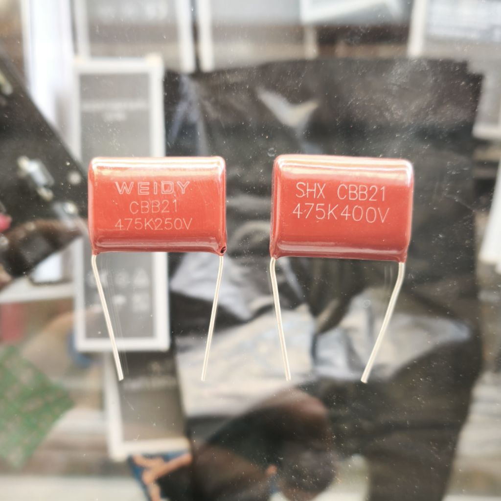 KAPASITOR Milar 475k 250V / 475K 400V untuk mesin las dll 475K250V 475K400V